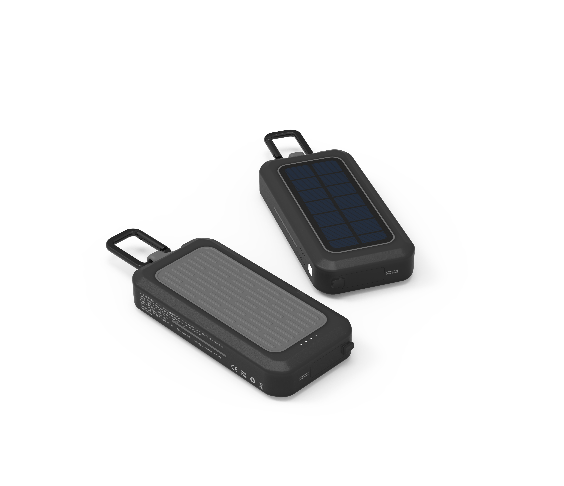PS-788: Waterproof Power Bank with Solar Panel